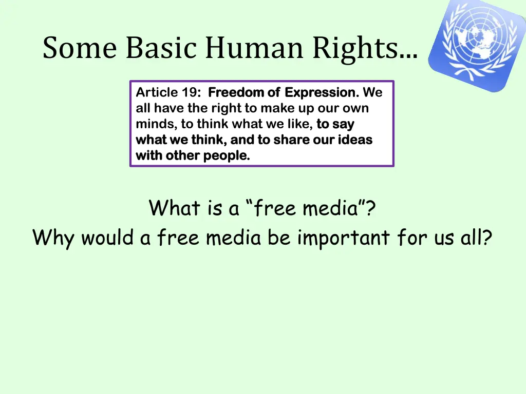 some basic human rights 1
