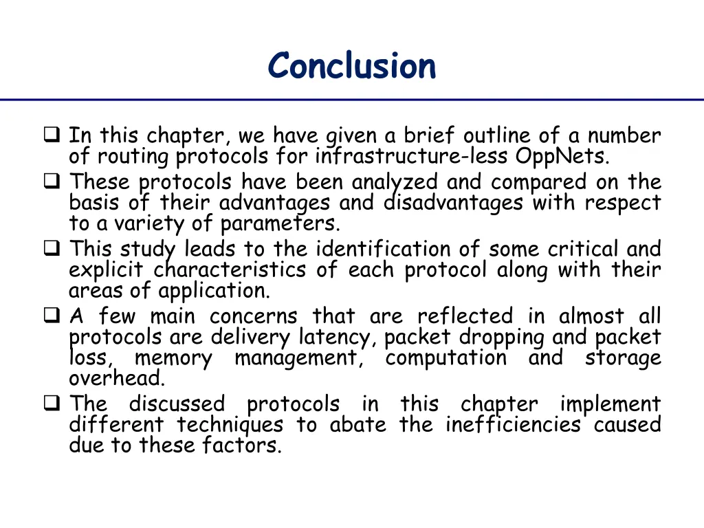 conclusion