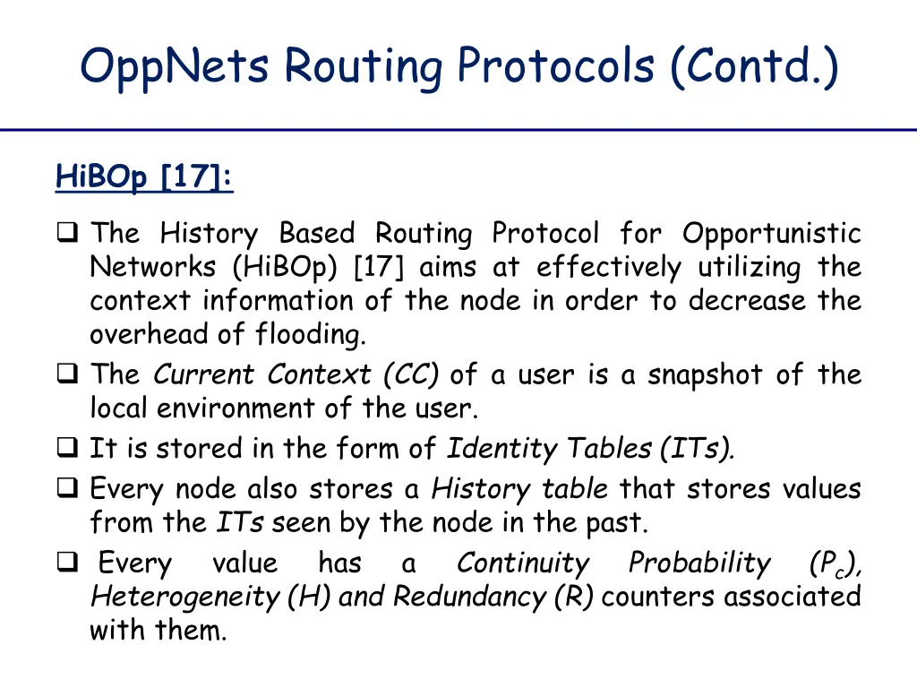 oppnets routing protocols contd 12