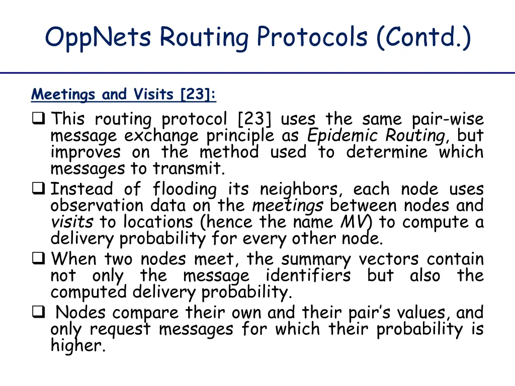 oppnets routing protocols contd 25