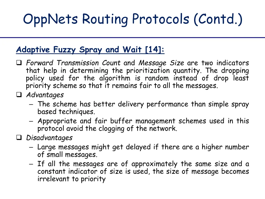 oppnets routing protocols contd 8