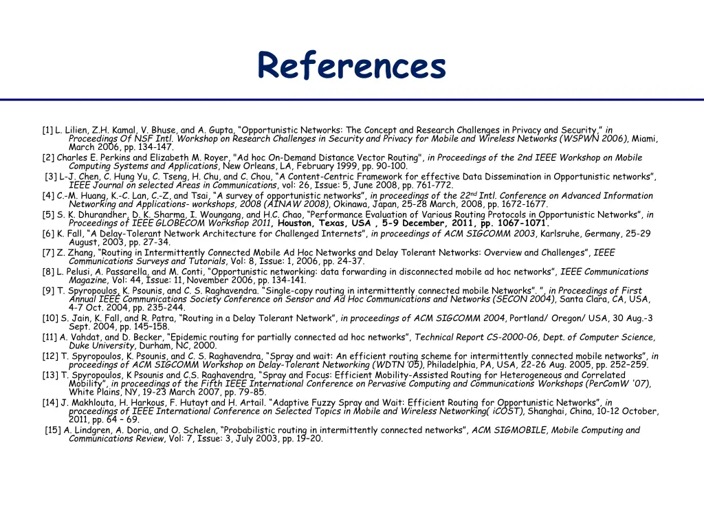 references
