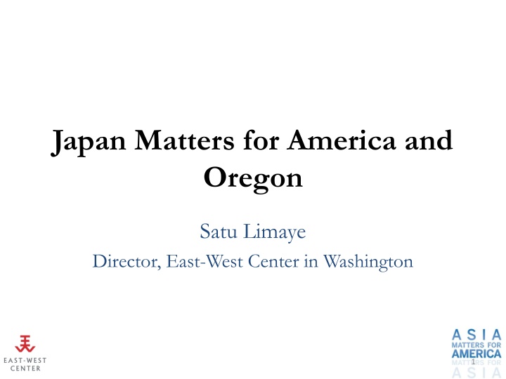 japan matters for america and oregon