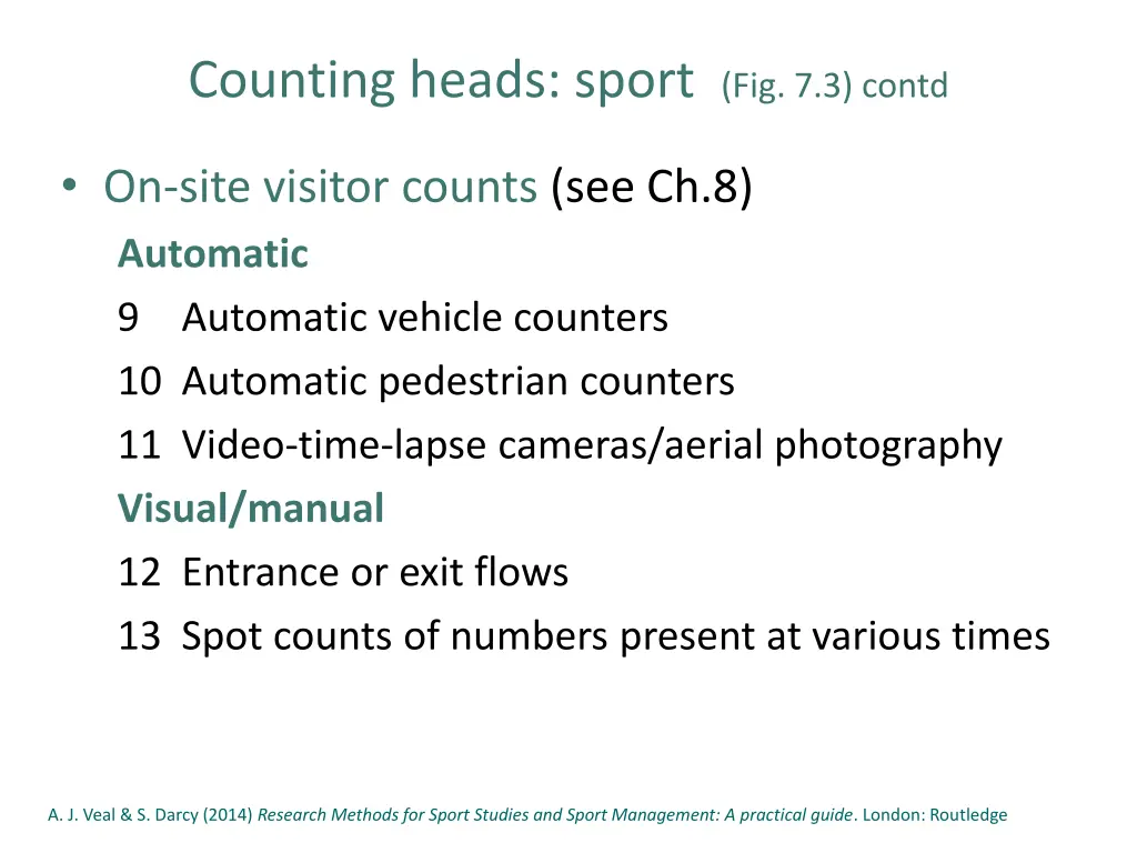 counting heads sport fig 7 3 contd