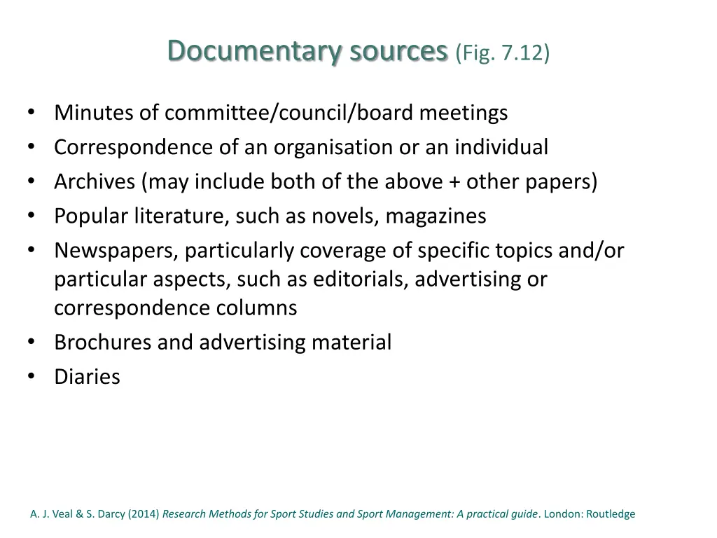 documentary sources fig 7 12