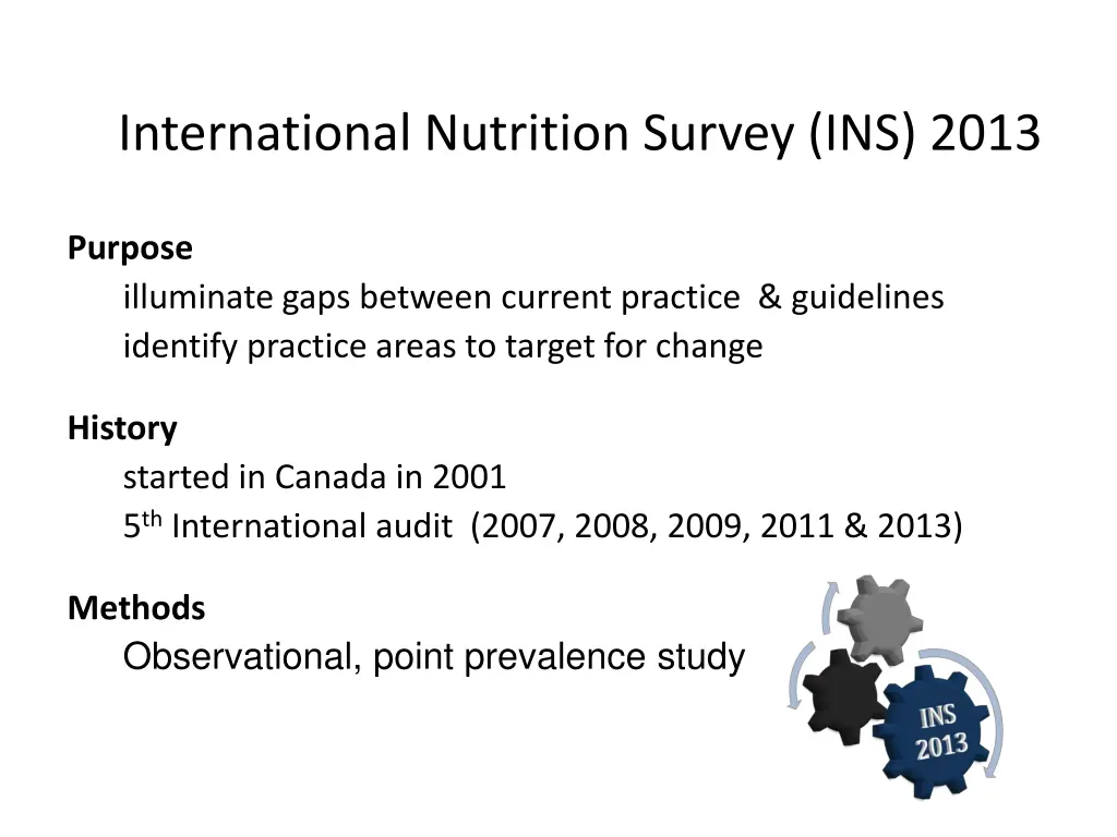 international nutrition survey ins 2013