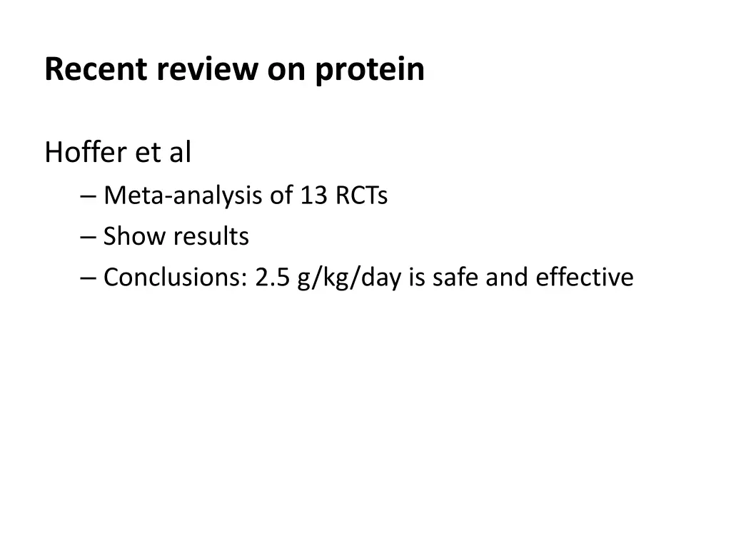 recent review on protein