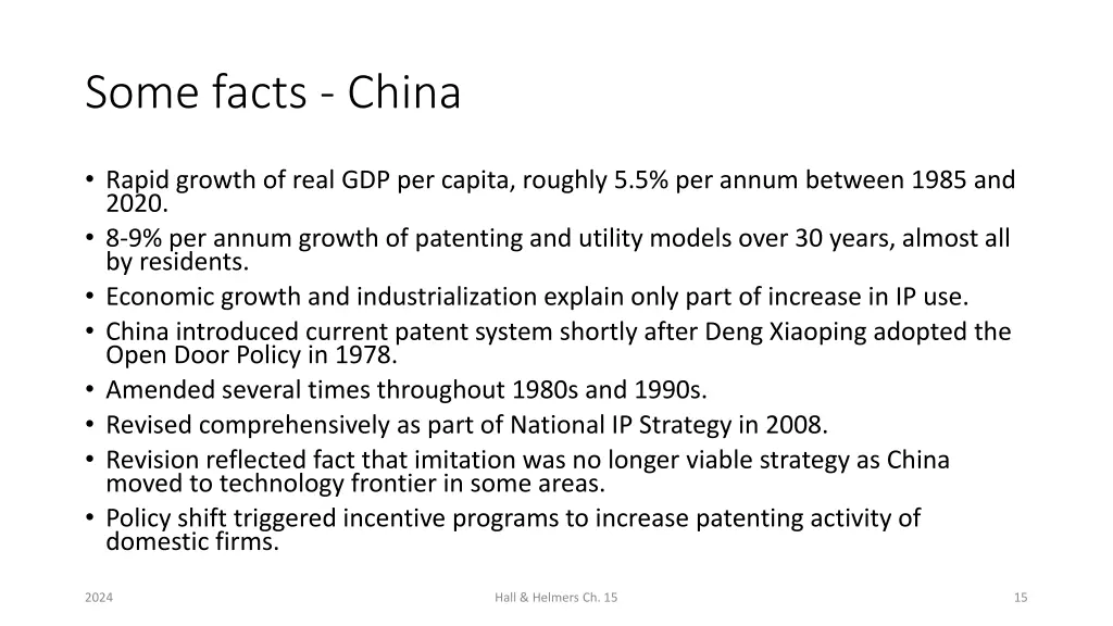 some facts china
