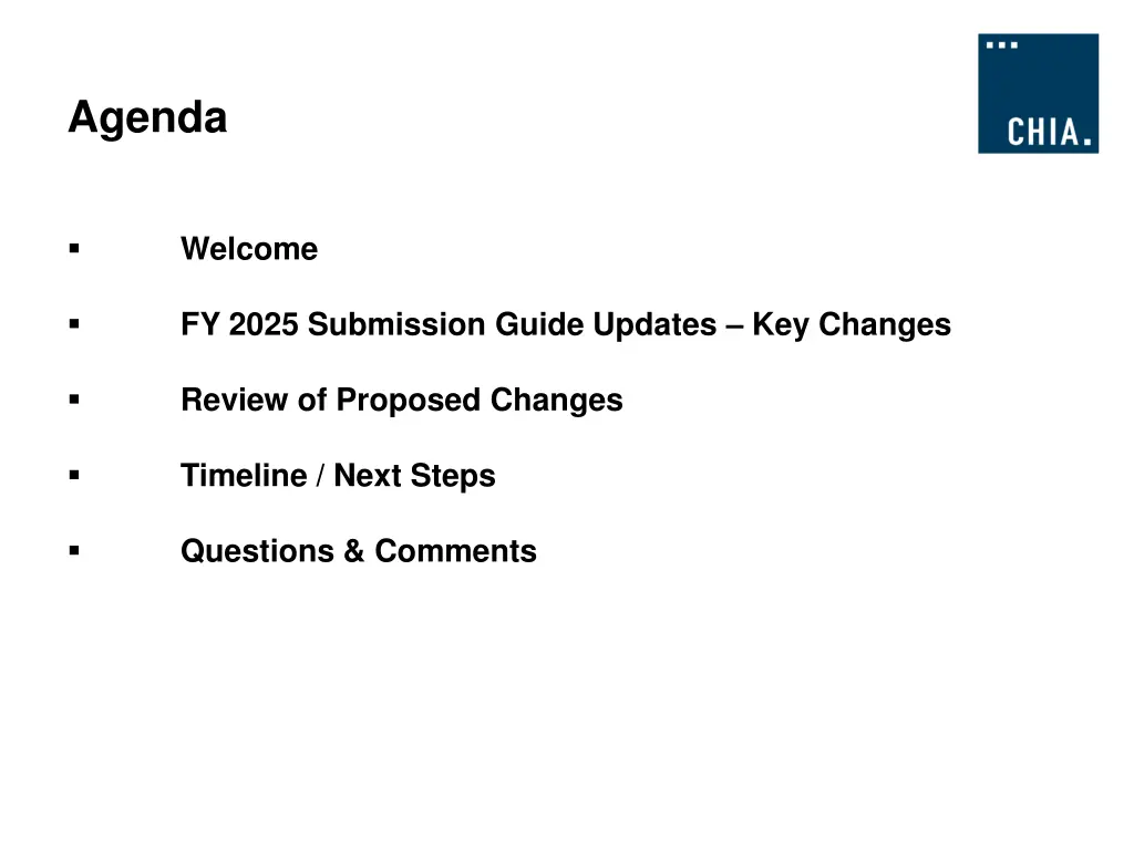 agenda