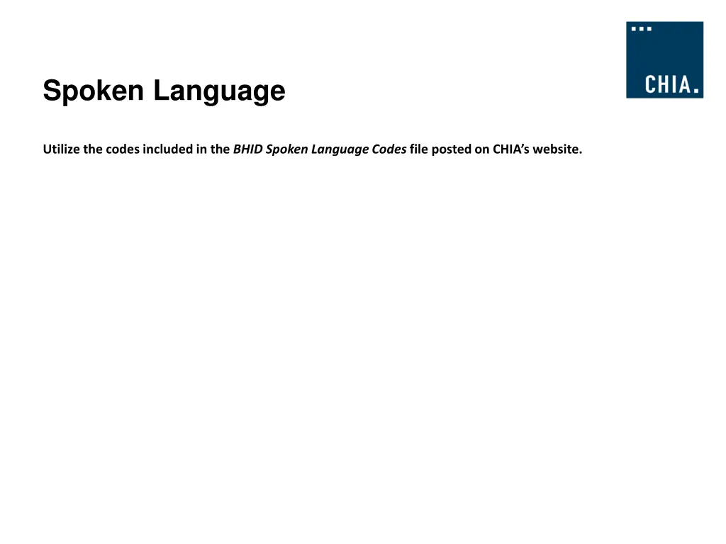 spoken language