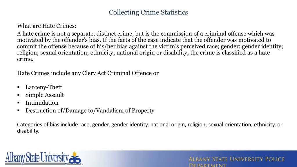 collecting crime statistics 1