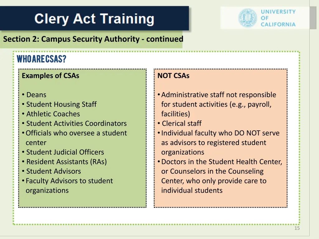 section 2 campus security authority continued 1
