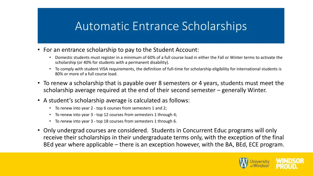 automatic entrance scholarships 1