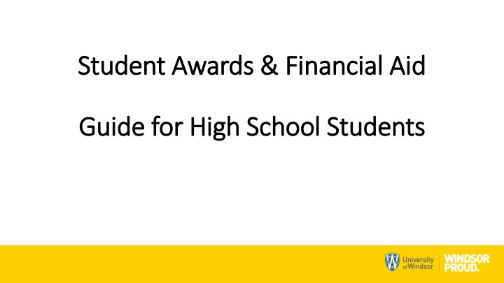 student awards financial aid student awards