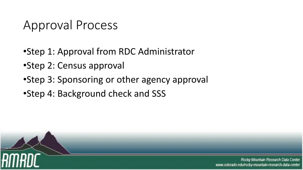 approval process