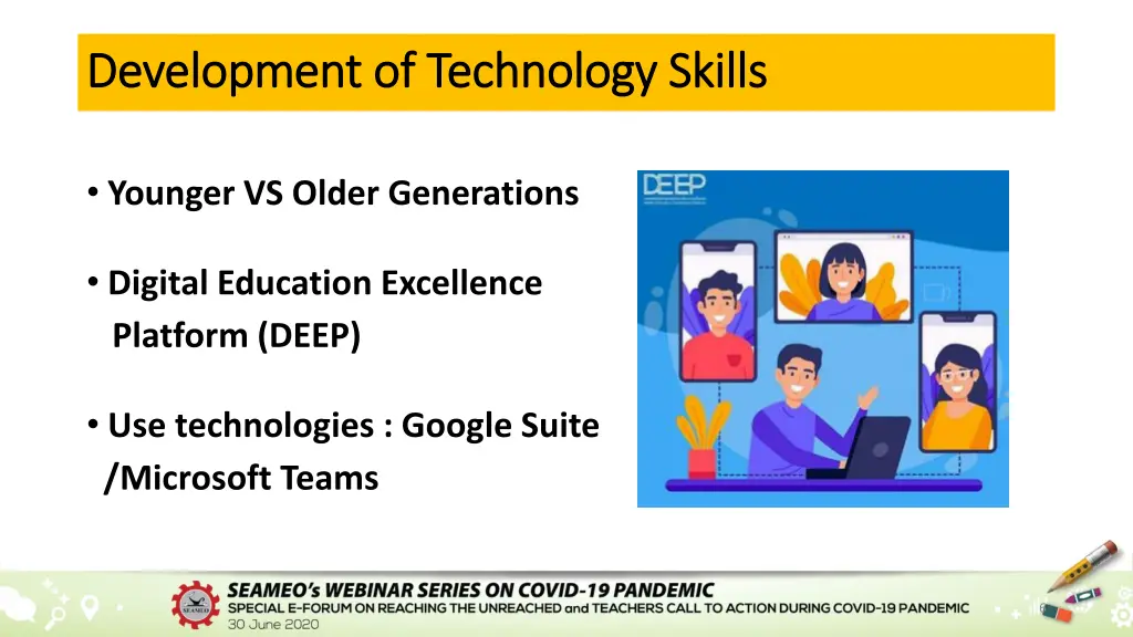 development of technology skills development