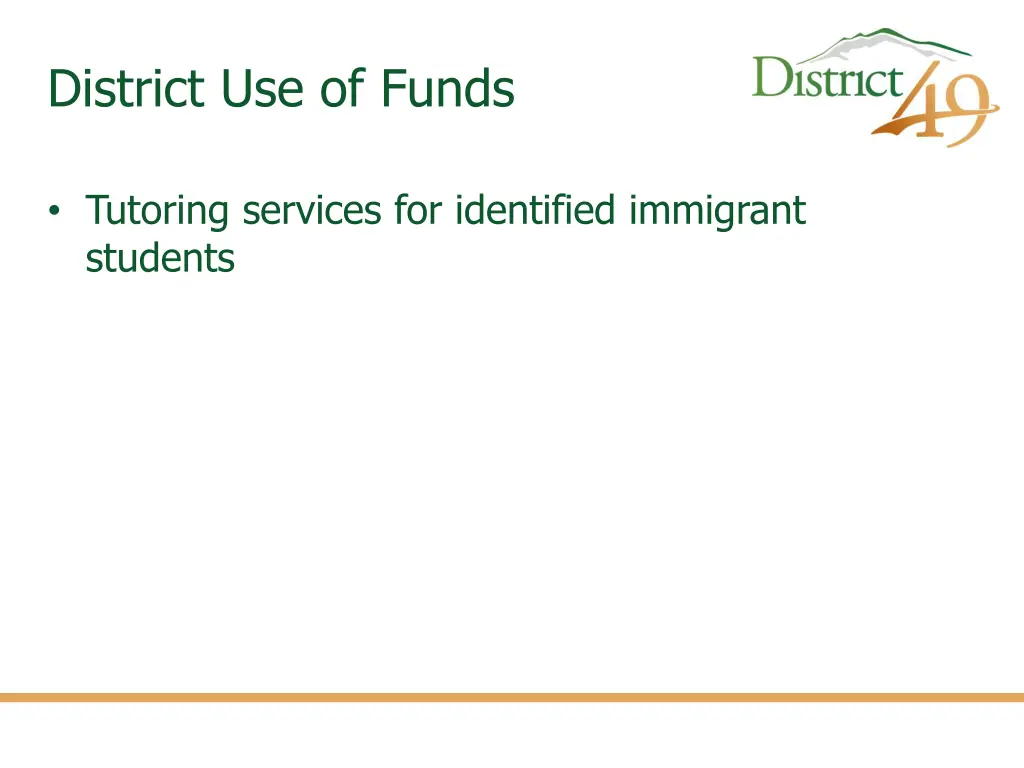 district use of funds 1