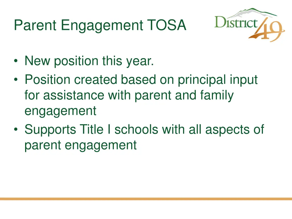parent engagement tosa