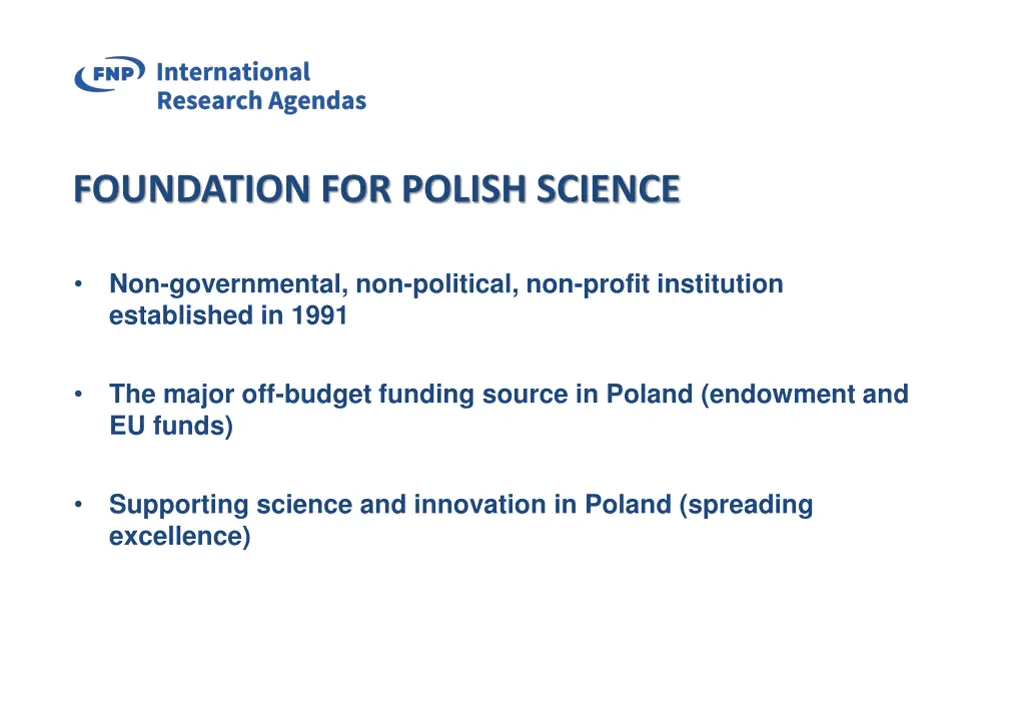 foundation for polish science