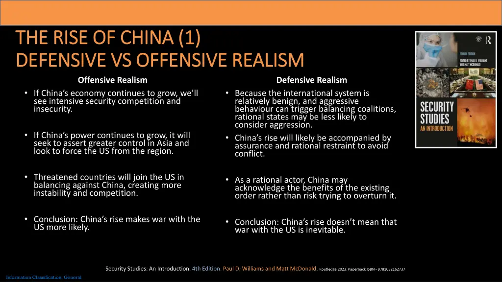 the rise of china 1 the rise of china 1 defensive