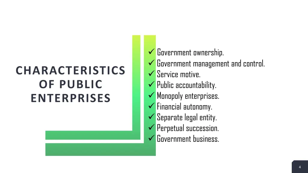 government ownership government management