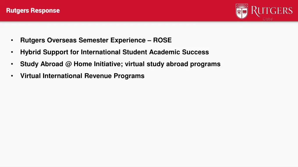 rutgers response