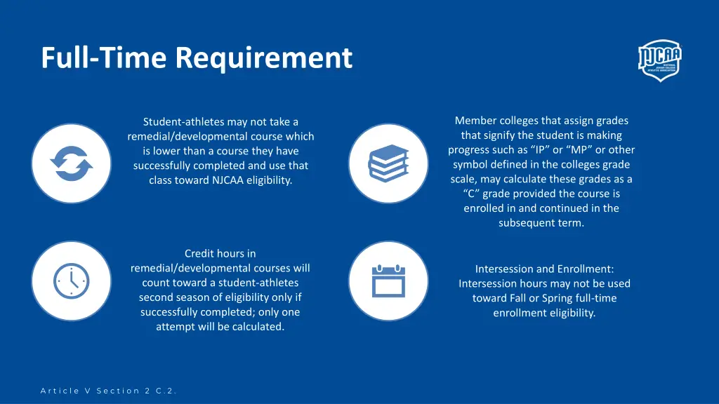 full time requirement 4