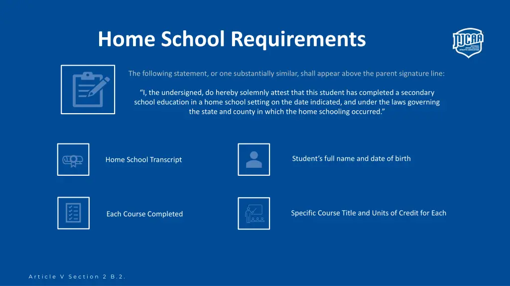 home school requirements