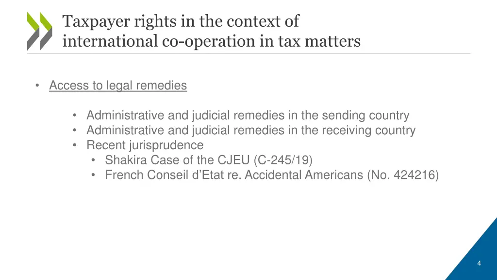 taxpayer rights in the context of international 2