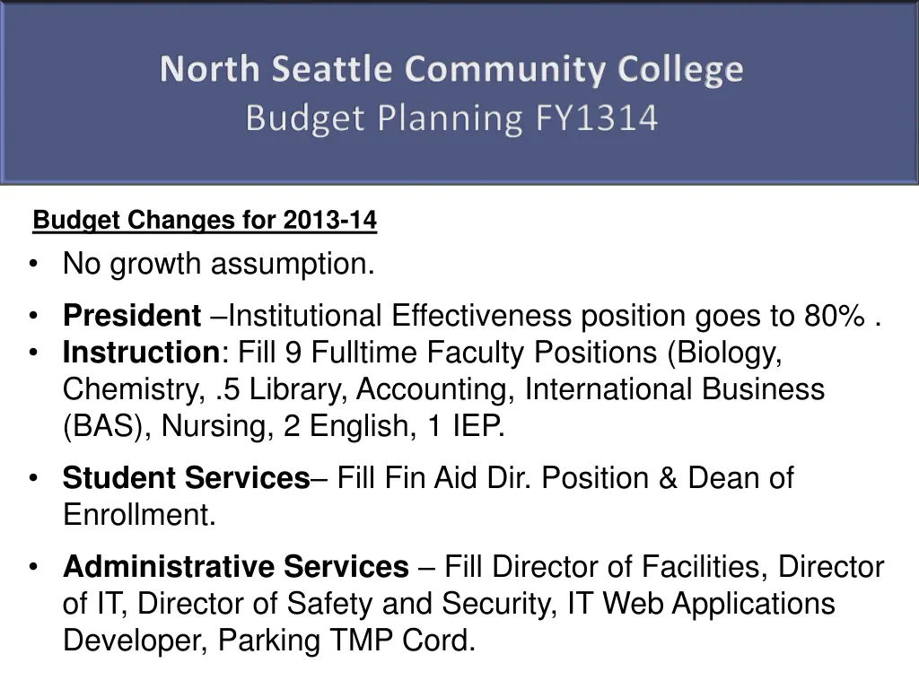 north seattle community college budget planning 3