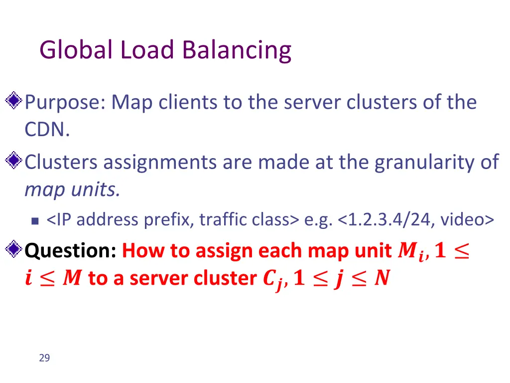 global load balancing