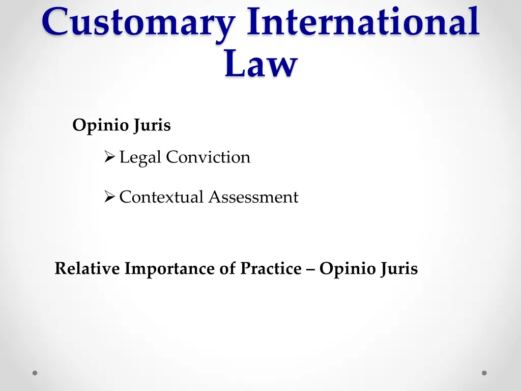 customary international law 2