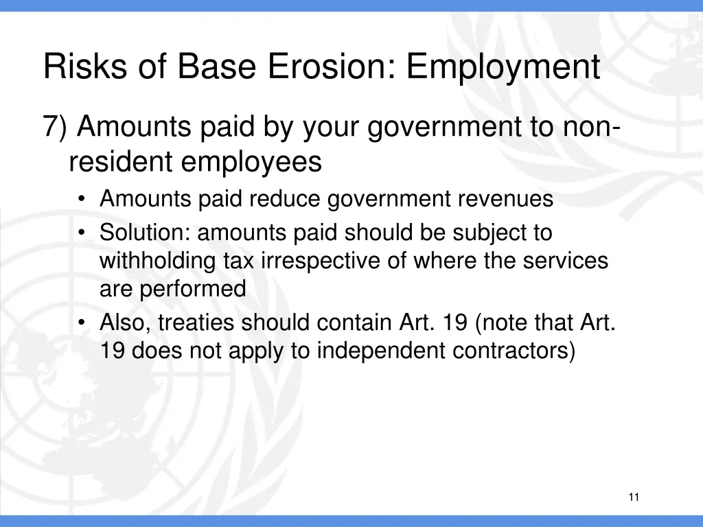risks of base erosion employment 7