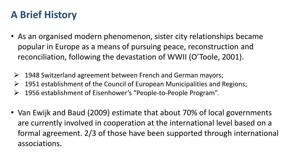 a brief history