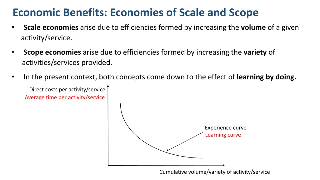economic benefits economies of scale and scope