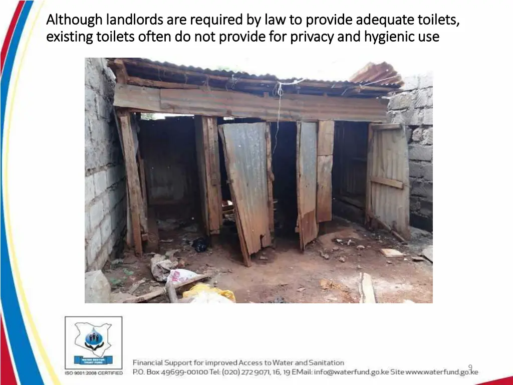 although landlords are required by law to provide