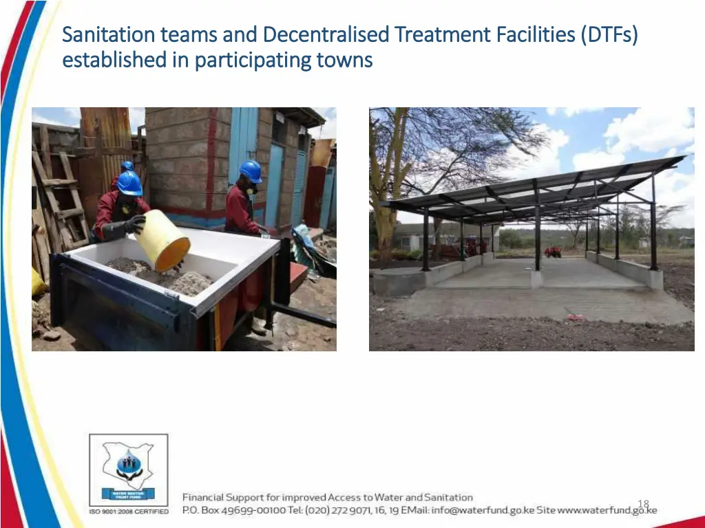 sanitation teams and decentralised treatment