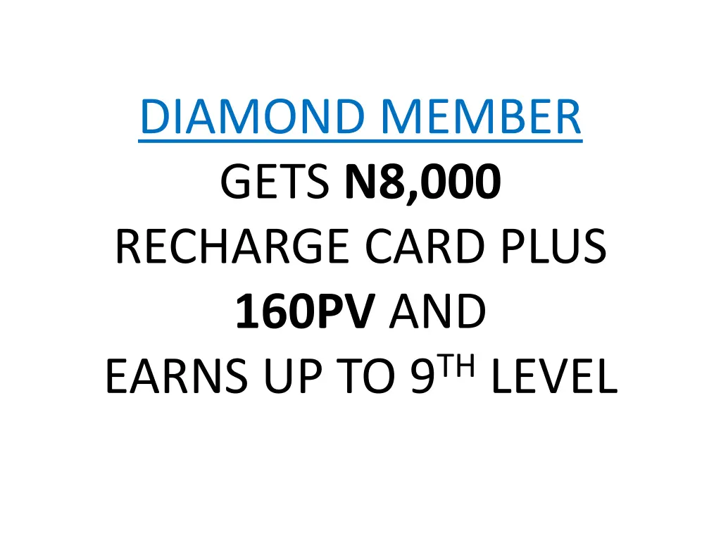diamond member gets n8 000 recharge card plus