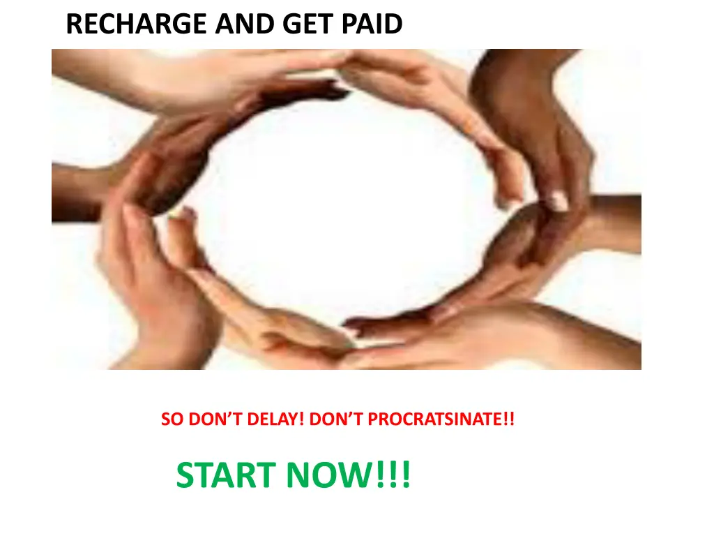 recharge and get paid