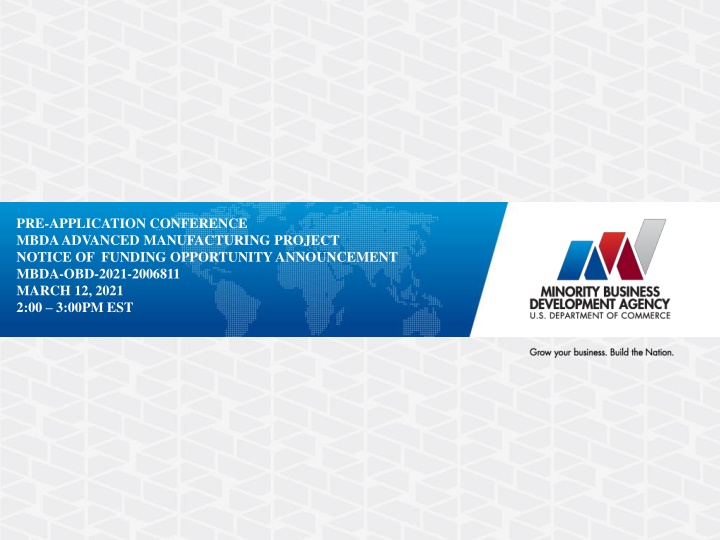 pre application conference mbda advanced