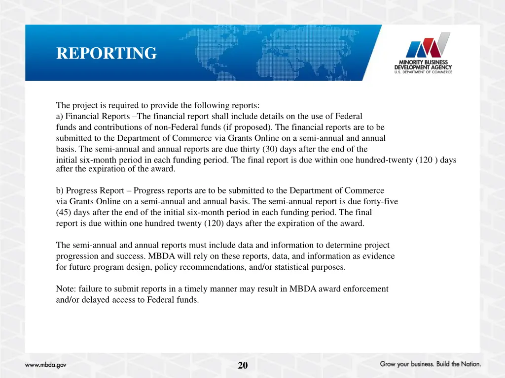 reporting