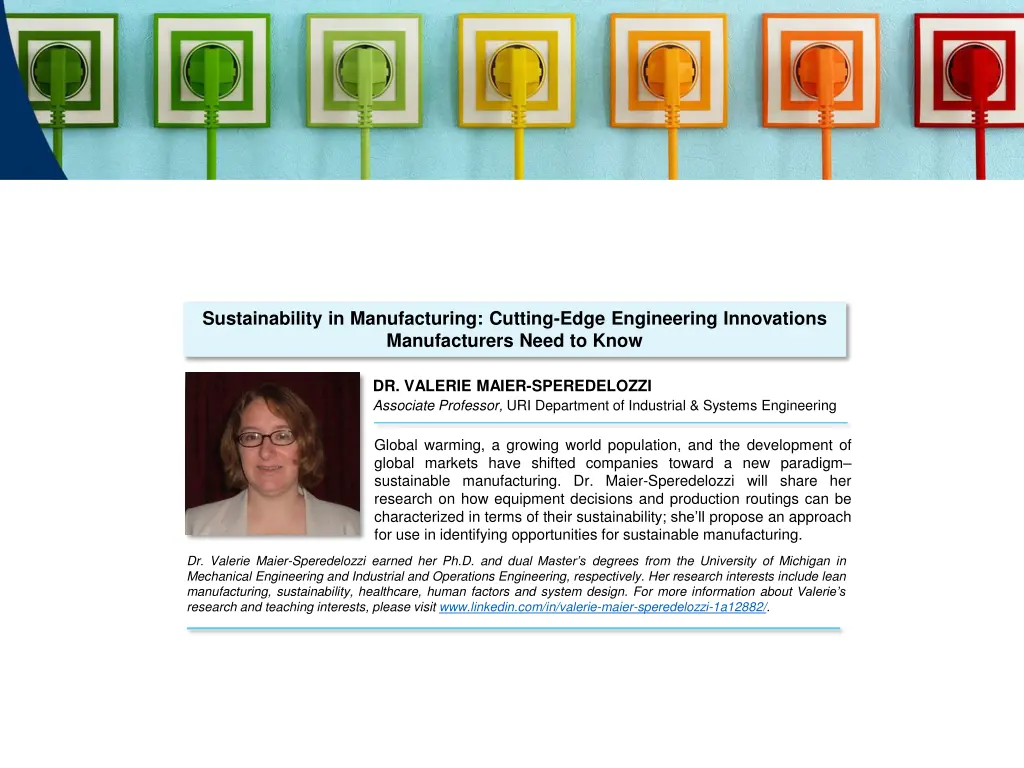 sustainability in manufacturing cutting edge
