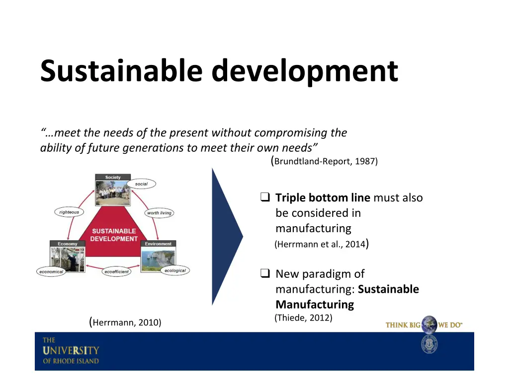 sustainable development