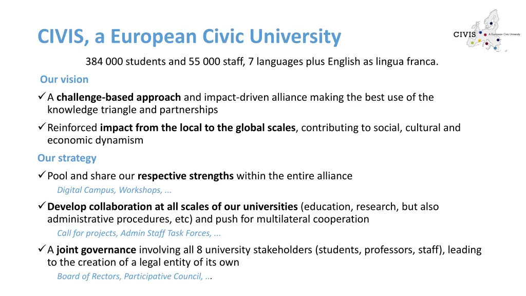 civis a european civic university