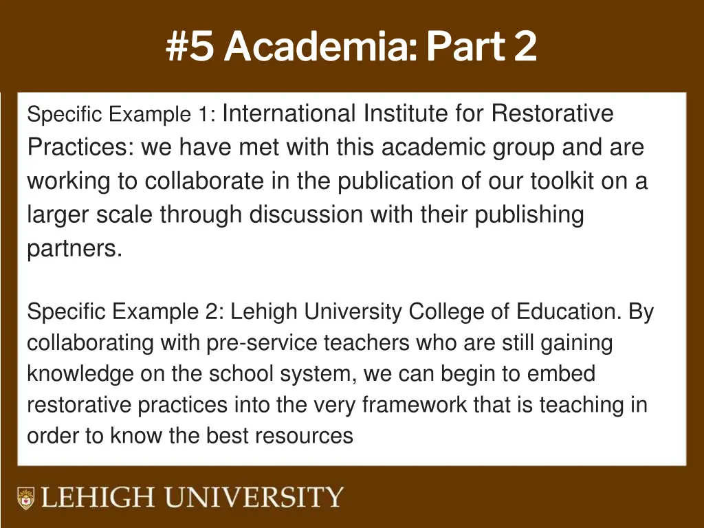 5 academia part 2 5 academia part 2