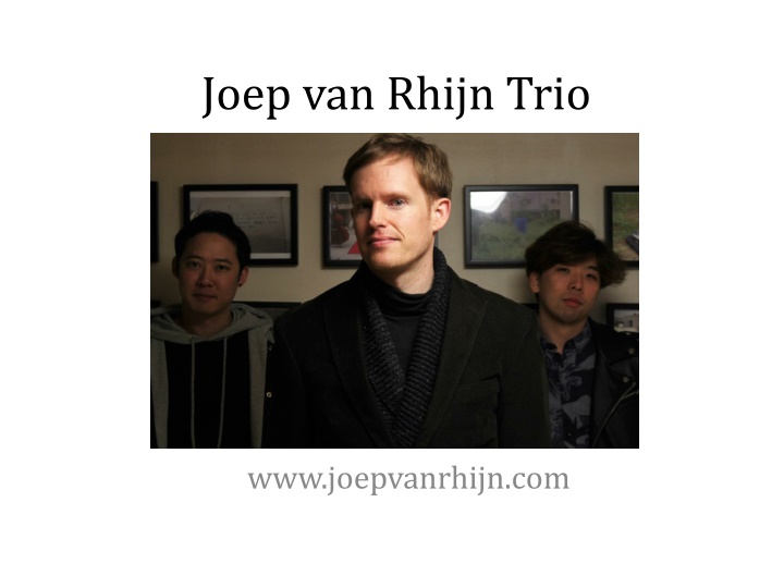joep van rhijn trio