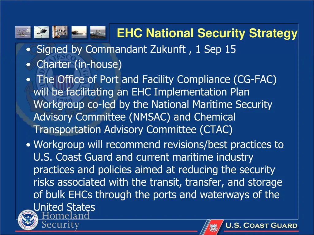 ehc national security strategy 1