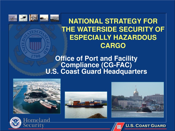 national strategy for the waterside security