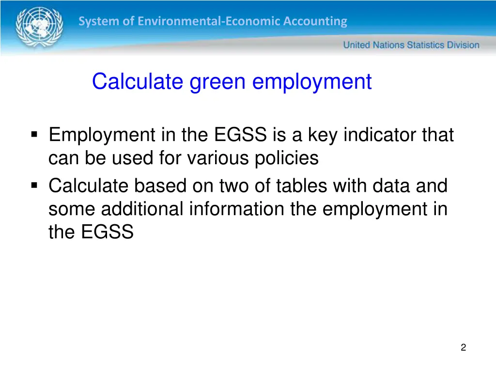 system of environmental economic accounting 1