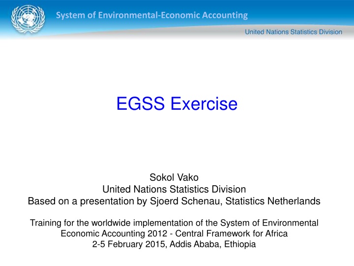 system of environmental economic accounting